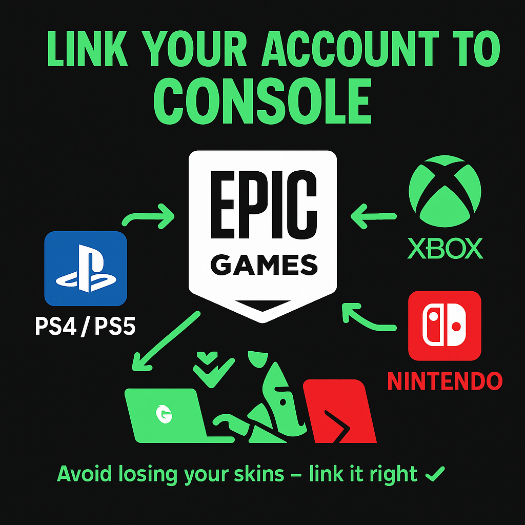 🎮 How to Link Your New Account to Xbox, PlayStation or Switch